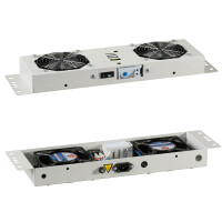 Lüftereinheit 2-fach inkl. Thermostat Plug & Play f