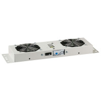 Lüftereinheit 2-fach inkl. Thermostat Plug & Play f