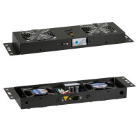 Lüftereinheit 2-fach inkl. Thermostat Plug & Play f