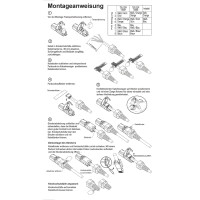 rj45 connector stp cat.6 field-plug 4