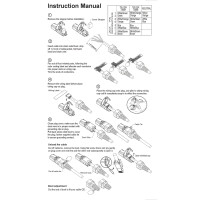 rj45 connector stp cat.6 field-plug 5
