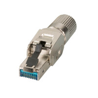 rj45 premium plug stp cat.6a/classea field-plug full metal 4