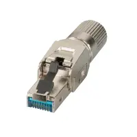 Feldkonfektionierbarer Stecker RJ45 Cat6A Cat7 AWG22-27 gesc