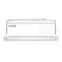 ProfiPatch 19" Distribution Panel for Keystone 24-Port 