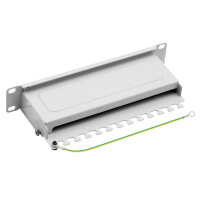 profipatch 10 inch patchpanel cat.6 250mhz shielded 12-port 