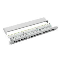 ProfiPatch Patchpanel Patchfeld Cat.6 19 Zoll 24-Port RJ45 g