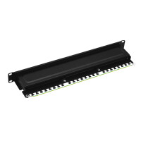 ProfiPatch Patchpanel Patchfeld Cat.6 19 Zoll 24-Port RJ45 g