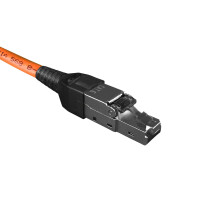 profipatch cat.6 250mhz rj45 connector shielded toolless 4