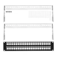 profipatch 19inch distribution panel for keystone 48-port 1u