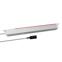 19inch socket strip 8 x cee 7/3 red cable c14 for ups ral703