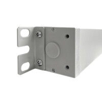 10inch 1u socket strip 4 x cee7/7 ral7035 3