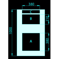 module with filter mat opening a ral7035 for pro 2