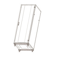 castor set 600 kg for w=600mm for pro 2