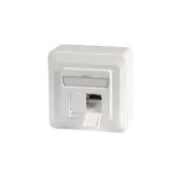 data outlet cat.6a 500mhz surface 2xrj45 gallery