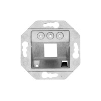 ProfiPatch Tragring Trägerrahmen 1x Keystone RJ45 Netzw