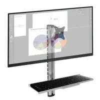 wall bracket for 1 lcd 15-27inch with keyboard shelf 2