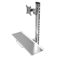 Techly Wandhalterung für 1 LCD 15"-27" mit Ta
