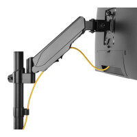 Techly Schreibtischhalterung für 1 LCD TV LED 17"-