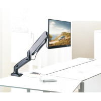 desk stand for lcd 13-27inch with gas spring black with usb 