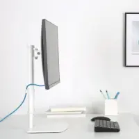 Techly Freistehender LCD-Tischständer weiß 4