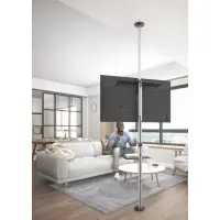 Techly Boden-/Decken TV-Halter für 37-70" TV 4