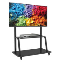 Techly TV LED/LCD Wagen für LCD LED TV 55-120" mit