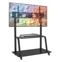 Techly TV LED/LCD Wagen für LCD LED TV 55-120" mit