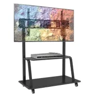 Techly TV LED/LCD Wagen für LCD LED TV 55-120" mit