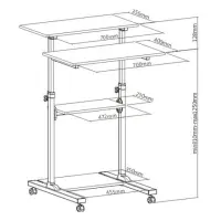 universal trolley for notebook 94-138cm 4
