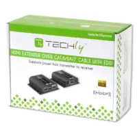 Techly HDMI Extender Full HD über RJ45 Cat.6/6A/7 mit P