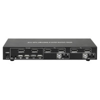 Techly KVM-Switch DisplayPort 1.2, 2-Port, Dual-View 2