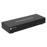 Techly KVM-Switch DisplayPort 1.2, 2-Port, Dual-View 3