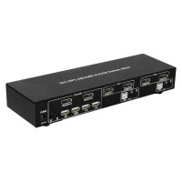 Techly KVM-Switch DisplayPort 1.2, 2-Port, Dual-View 4
