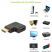 Techly HDMI Adapter R 90° Stecker/Buchse 3