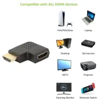 Techly HDMI Adapter R 90° Stecker/Buchse 3