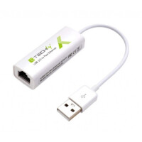 Techly USB 2.0 Konverter auf RJ45 Fast E gallery