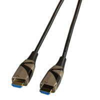 Techly HDMI 4K 60Hz AOC LWL Kabel schwar gallery