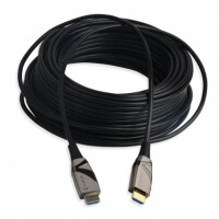 Techly HDMI 4K 60Hz AOC LWL Kabel schwarz 10m | 20m | 30m | 
