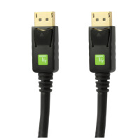 Techly DisplayPort 1.2 Audio/Video Anschlusskabel schwarz 10