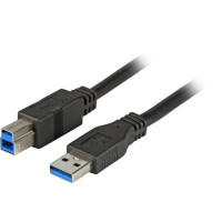usb3.0 connection cable a-b m-m black pr gallery