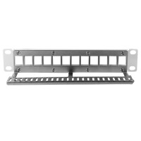 ProfiPatch Patchpanel Verteilerfeld 10 Zoll 12-Port für