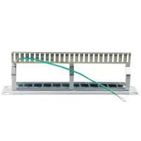 ProfiPatch Patchpanel Verteilerfeld 10 Zoll 12-Port für