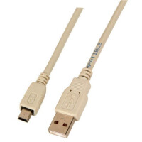 usb2.0 connection cable a-b m-m black classic 2