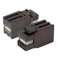 USB 2.0 Keystone Einbauadapter A Buchse auf A