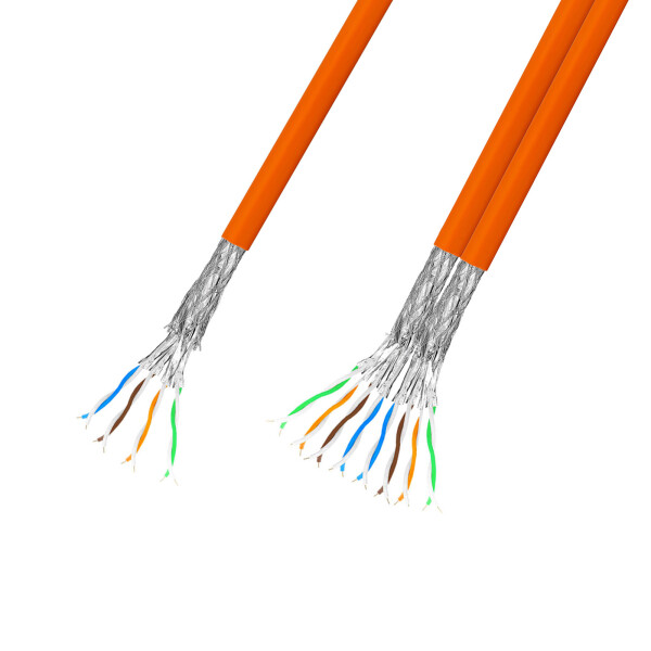 BIGtec 50m CAT.7 Verlegekabel Netzwerkkabel Duplex LAN Kabel BIGtec 50m CAT.7 Verlegekabel Netzwerkkabel Duplex LAN Kabel