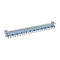 INFRALAN® Haltepanel 19 Zoll verzinkt zur Aufnahme von 2