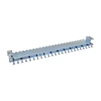 INFRALAN® Haltepanel 19 Zoll verzinkt zur Aufnahme von 2