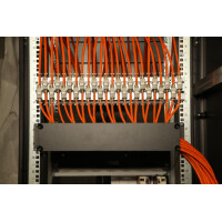 INFRALAN® Haltepanel 19 Zoll verzinkt zur Aufnahme von 2