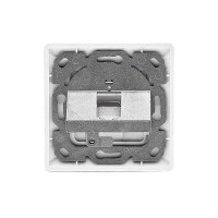profipatch frame set 1-port for keystone signal white ral900