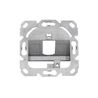 profipatch frame set 1-port for keystone signal white ral900
